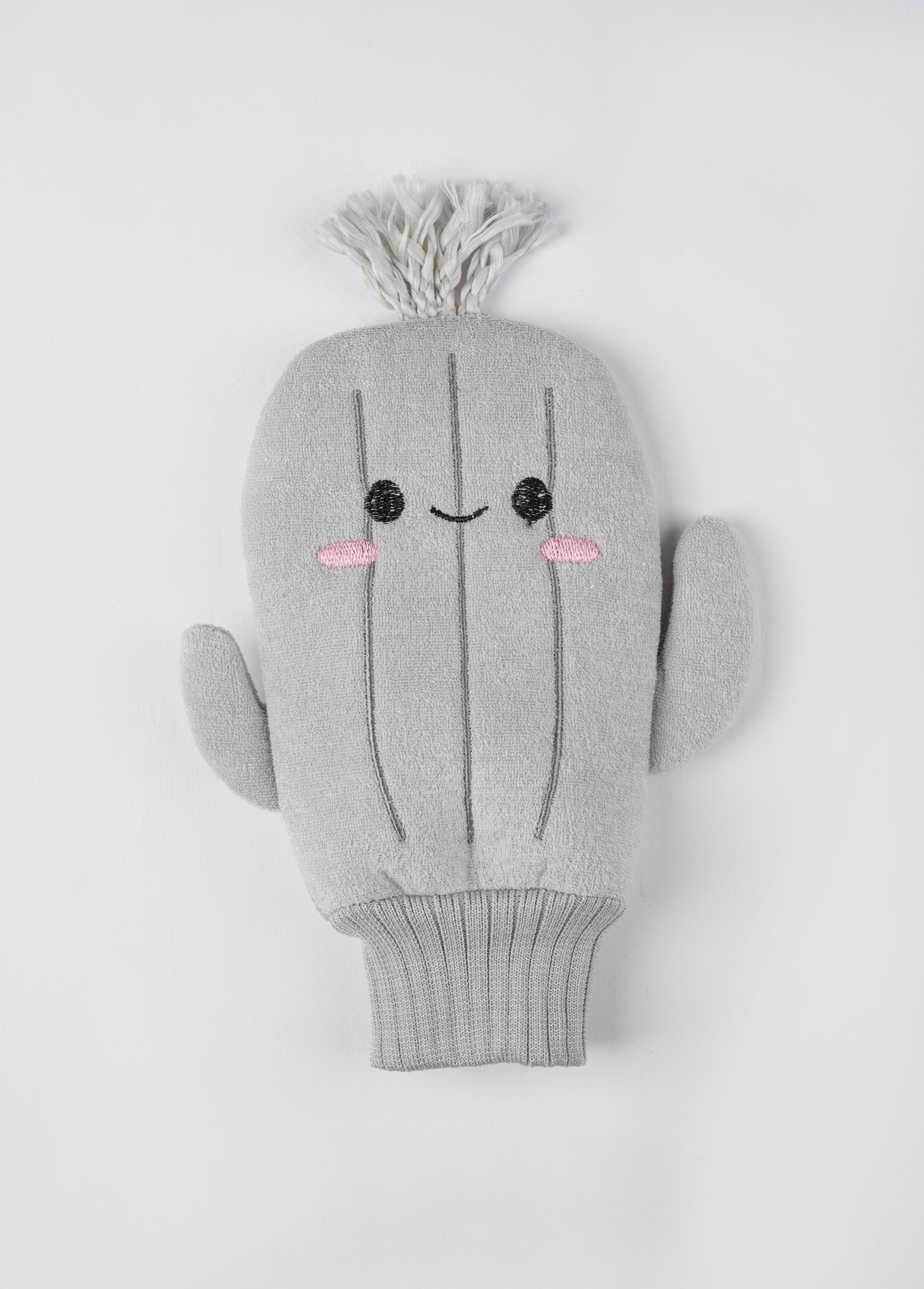 МОЧАЛКА ДЛЯ ТЕЛА BATH TOWER,СОСТАВ:ВИСКОЗА\ХЛОПОК; Кактус (серая)