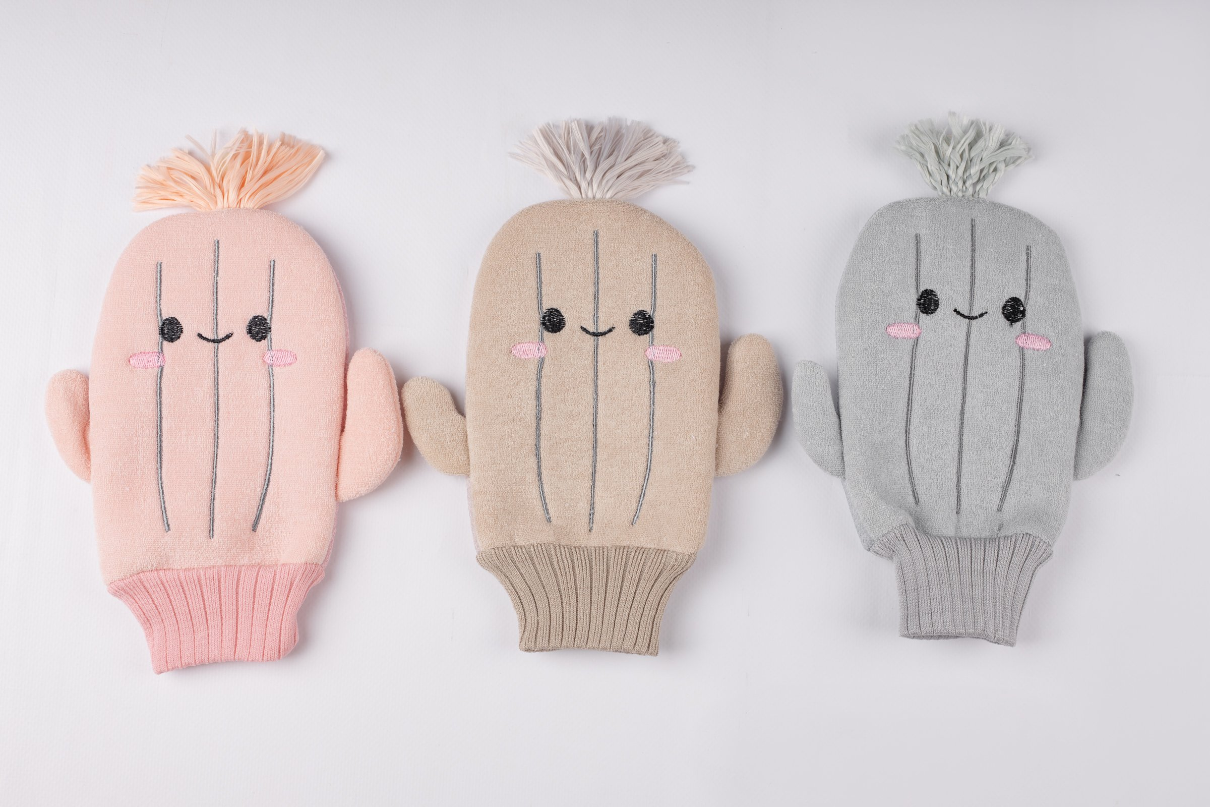 МОЧАЛКА ДЛЯ ТЕЛА BATH TOWER,СОСТАВ:ВИСКОЗА\ХЛОПОК; Кактус (серая)