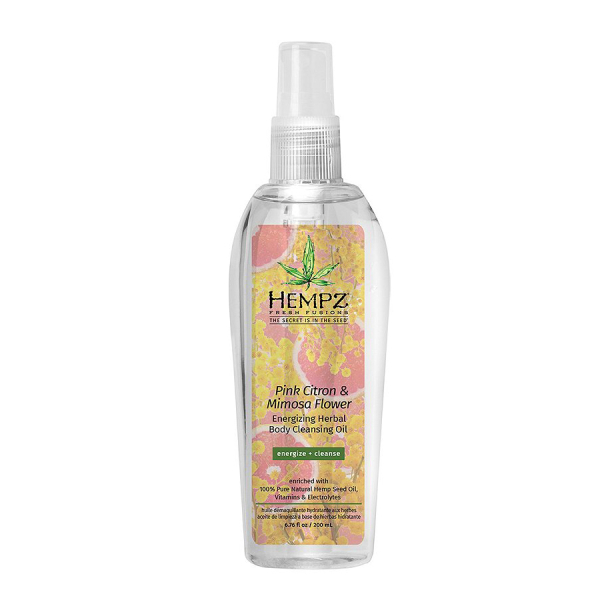 HEMPZ Масло очищающее розовый лимон и Мимоза / Pink Citron & Mimosa Flower 200 ml