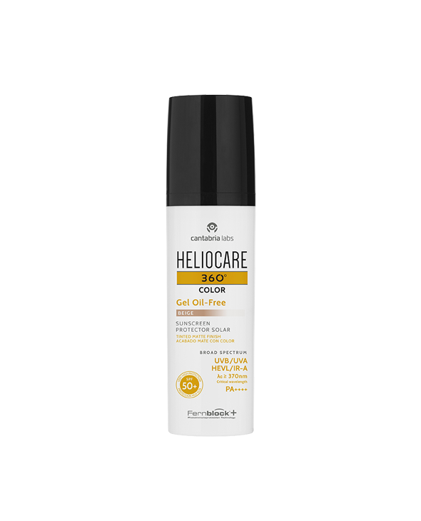 CANTABRIA LABS Гель солнцезвщитный Heliocare 360 Color Gel Oil-free Beige Sunscreen SPF 50+ 50ml