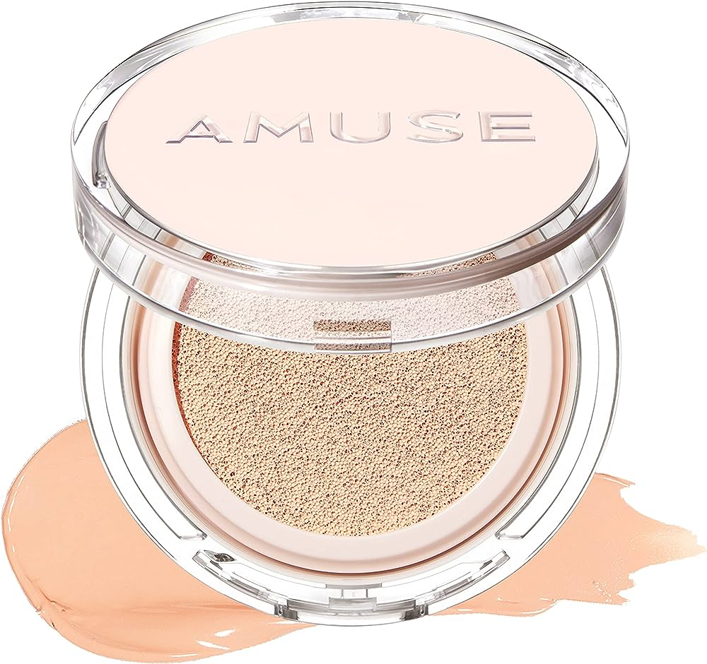 AMUSE Увлажняющий кушон с матовым покрытием SKIN TUNE VEGAN COVER CUSHION #1 FAIR TUNE
