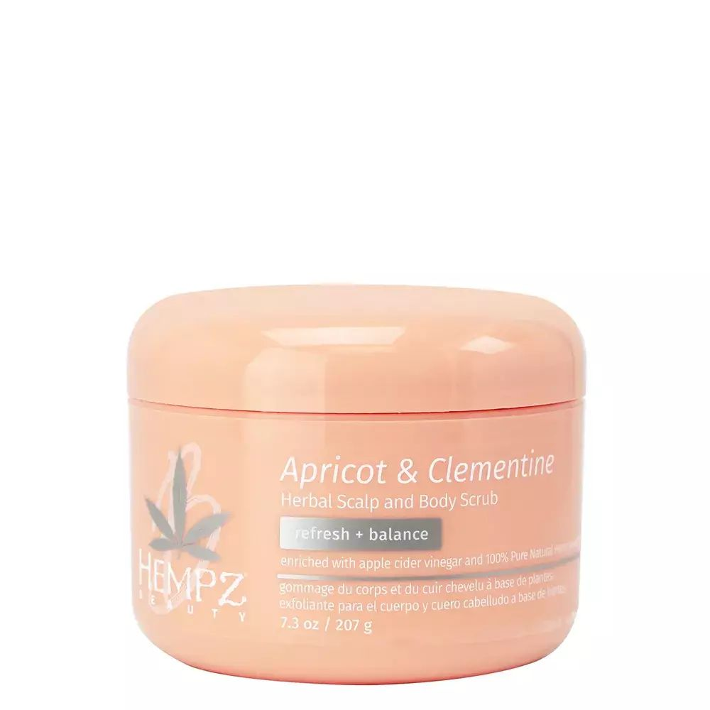 HEMPZ Скраб для кожи головы и тела Абрикос и клементин 207гр