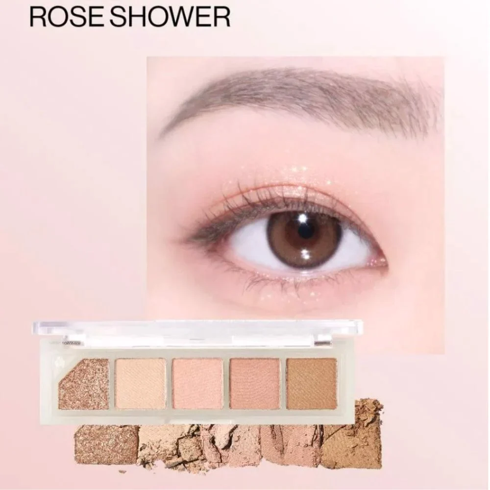 Unleashia палетка теней Mood Shower Eye Palette NO.2 Rose Shower