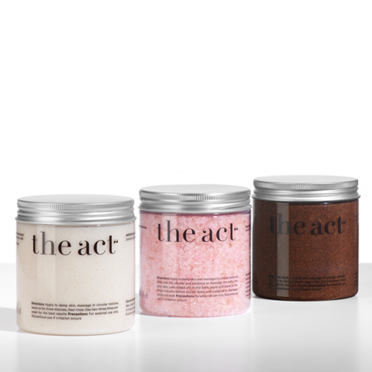 The Act набор body scrub trio