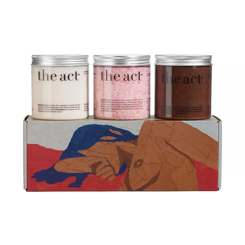 The Act набор body scrub trio