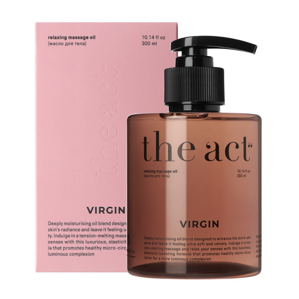 The Act Virgin relaxing massage oil 300ml