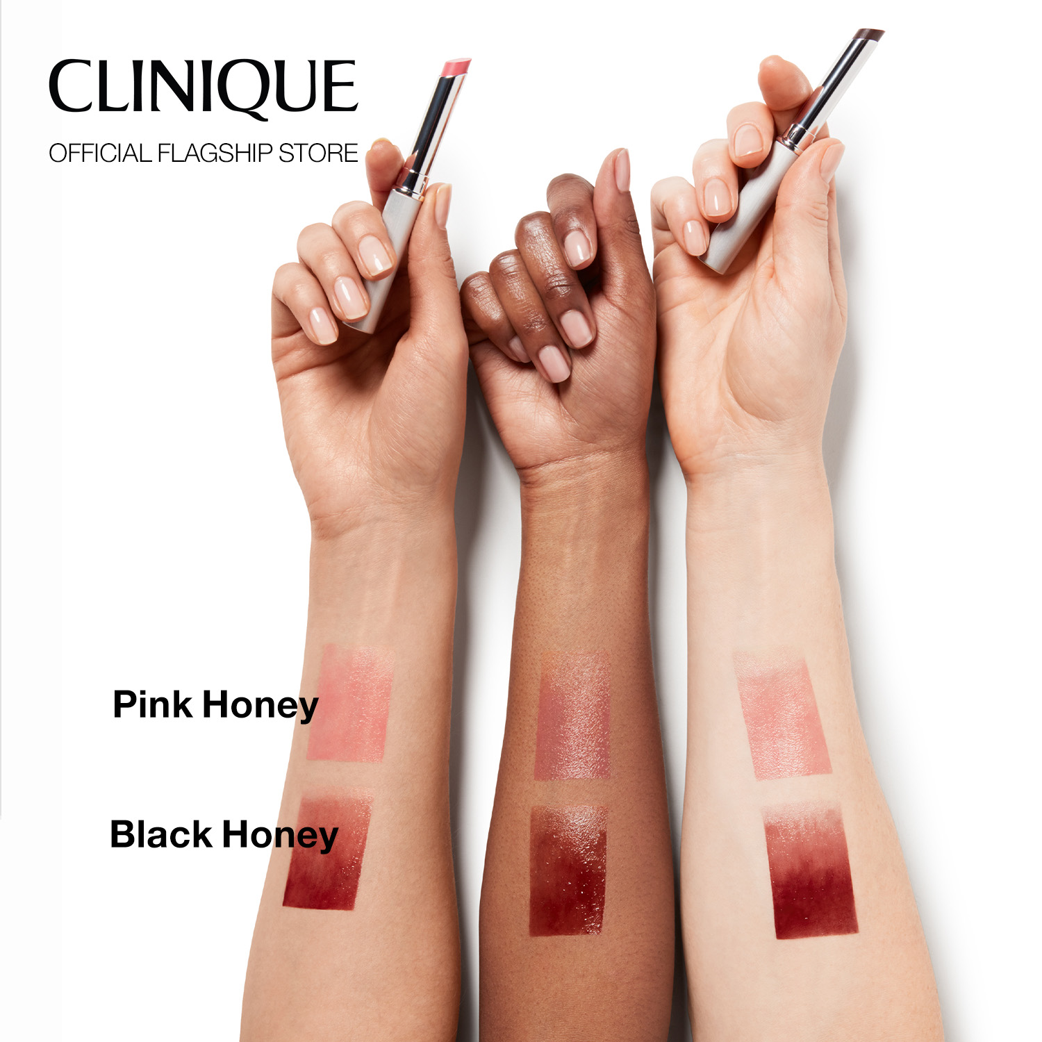 Clinique lipstick 44 pink honey