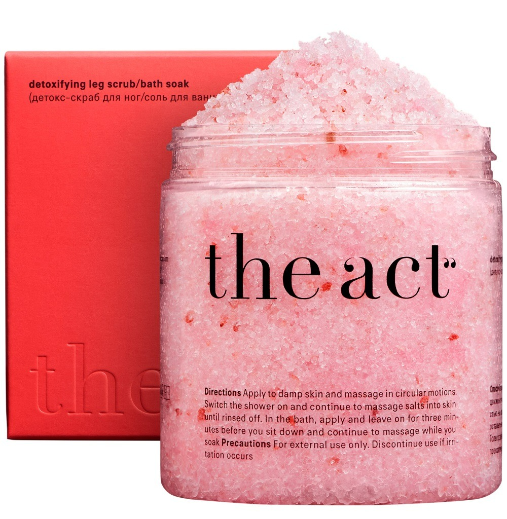 The Act Скраб  грейпфрут розовый