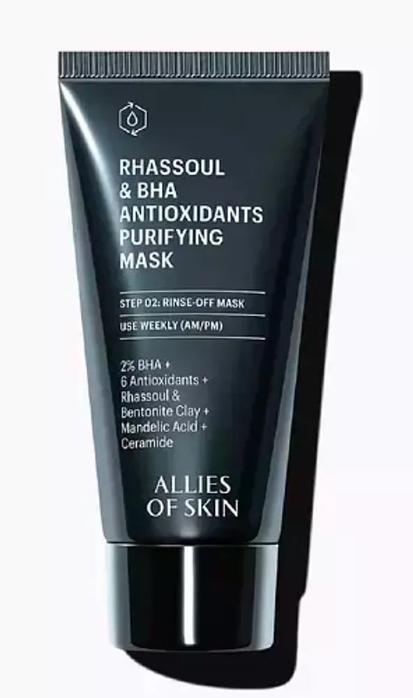 Allies of Skin очищающая маска Rhassoul & BHA Antioxidants Purifying Mask 50ml