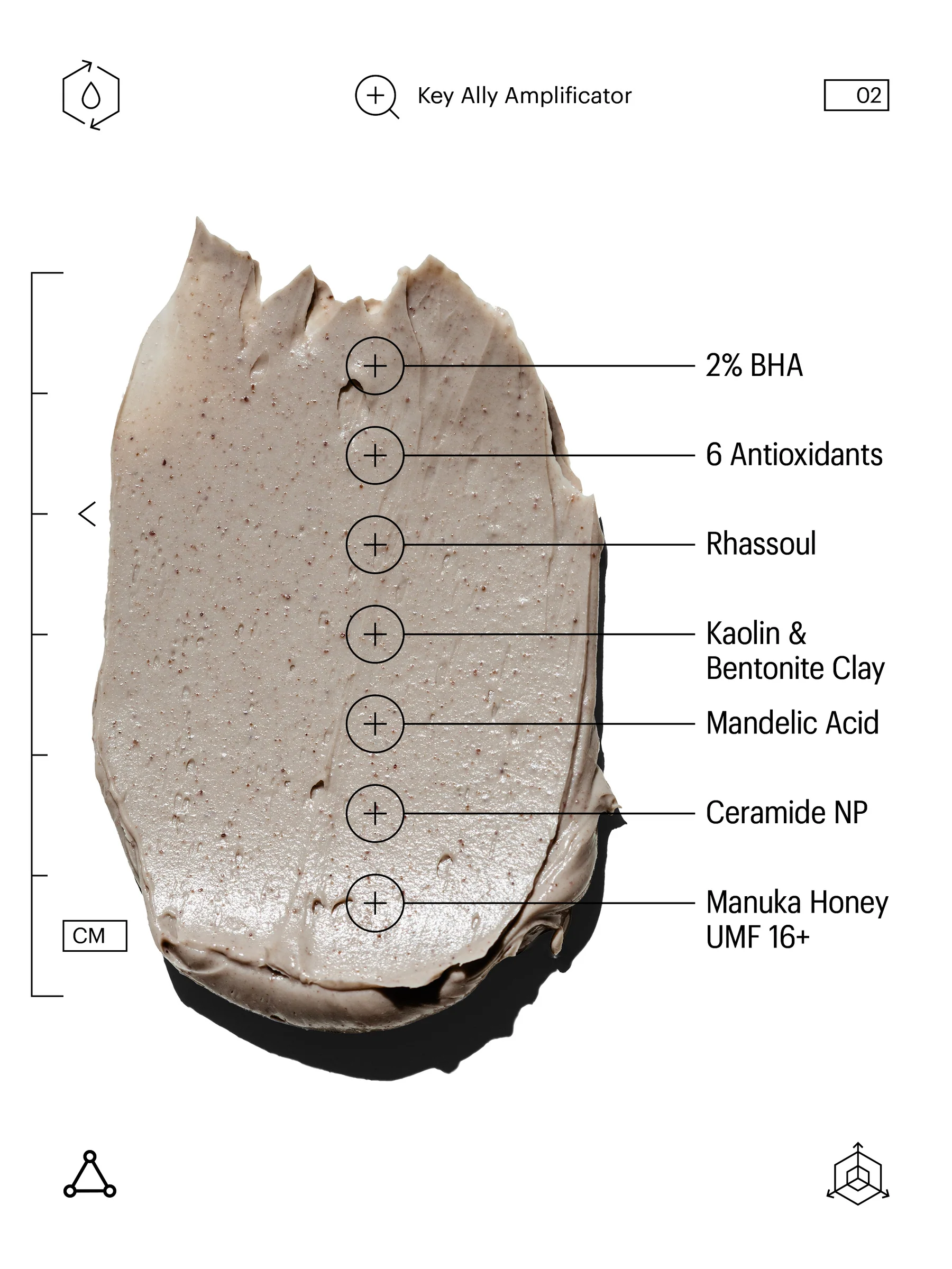 Allies of Skin очищающая маска Rhassoul & BHA Antioxidants Purifying Mask 50ml