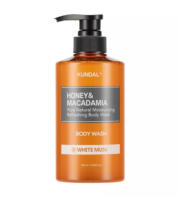 Kundal Honey&Macadamia, Body Wash, White musk, 500ml