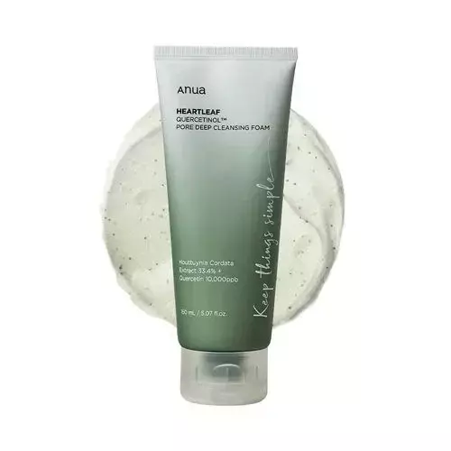 ANUA пенка Heartleaf Quercetinol Pore deep Cleansing Foam 150ml