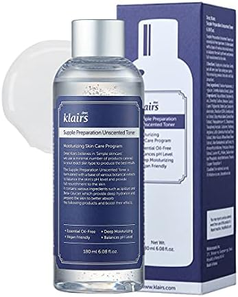 Dear Klairs Supple Preparation Unscented Toner 180ml