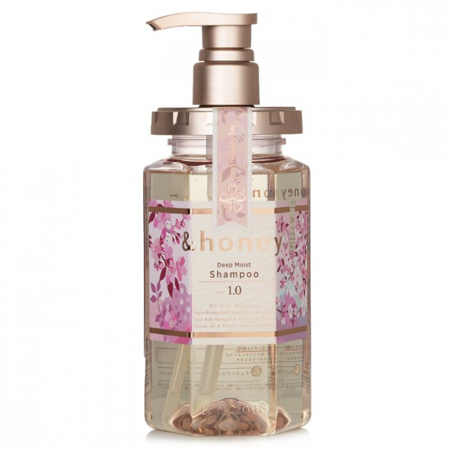 Шампунь & Honey Deep Moist Shampoo (розовый) 440мл