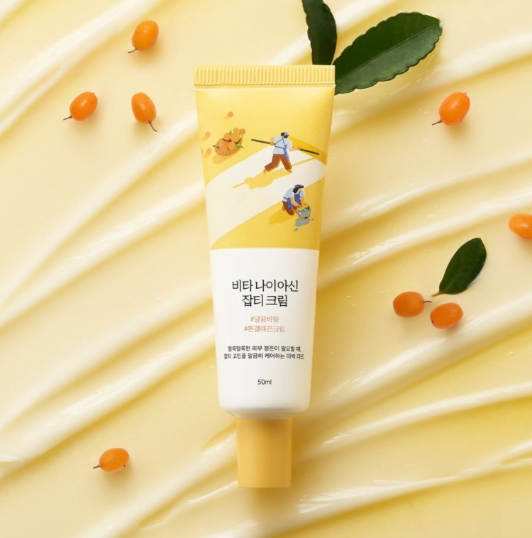 ROUND LAB Vita Niacinamide Darc Spot Cream Осветляющий крем