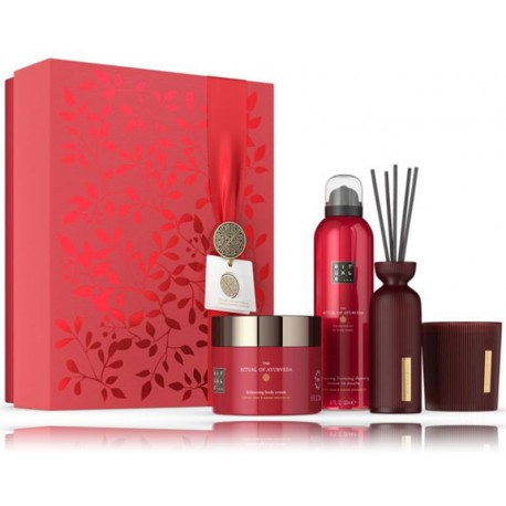 Rituals Набор красный большой Ayurveda (свеча\диффузор\гель\крем)