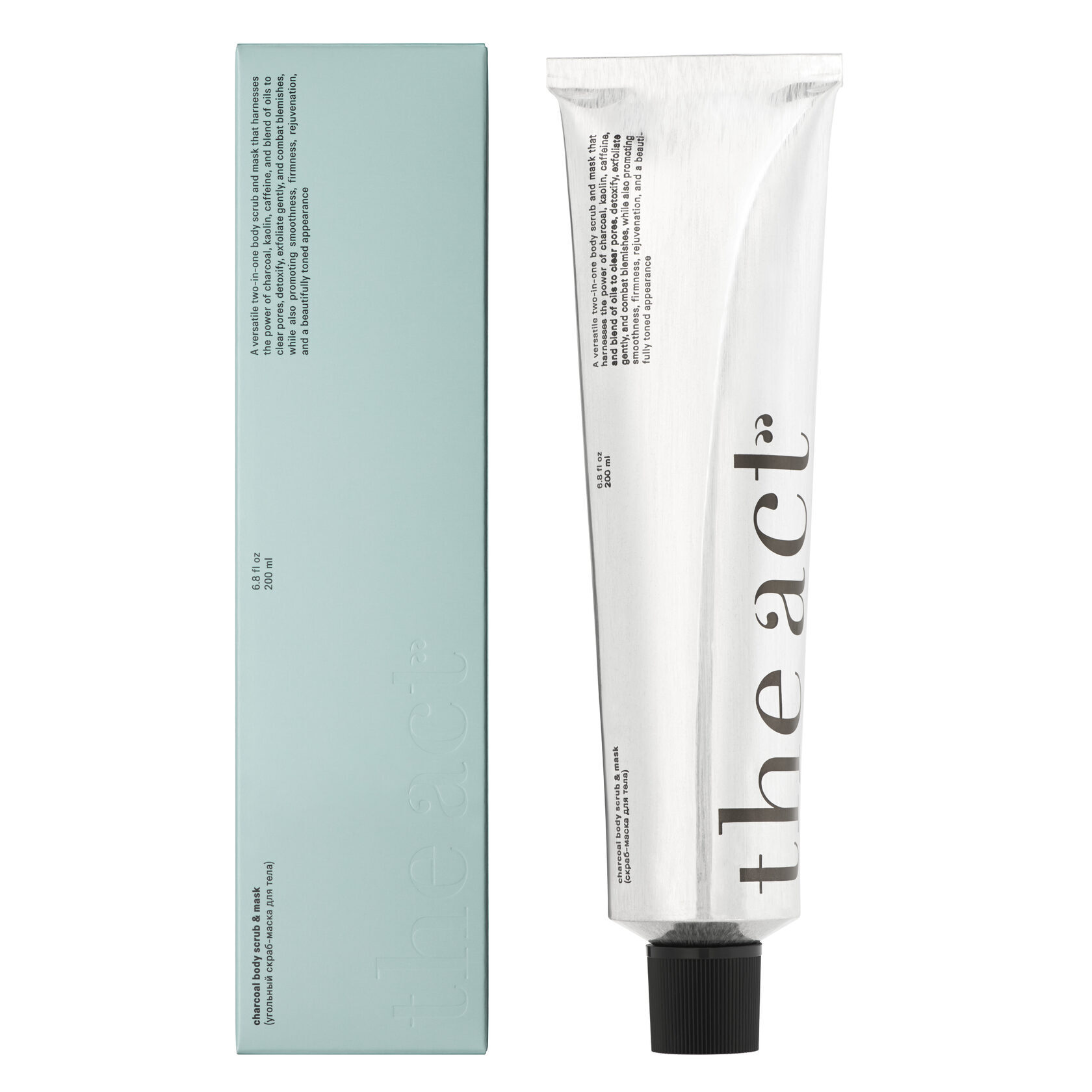The Act Угольный скраб маска для тела
