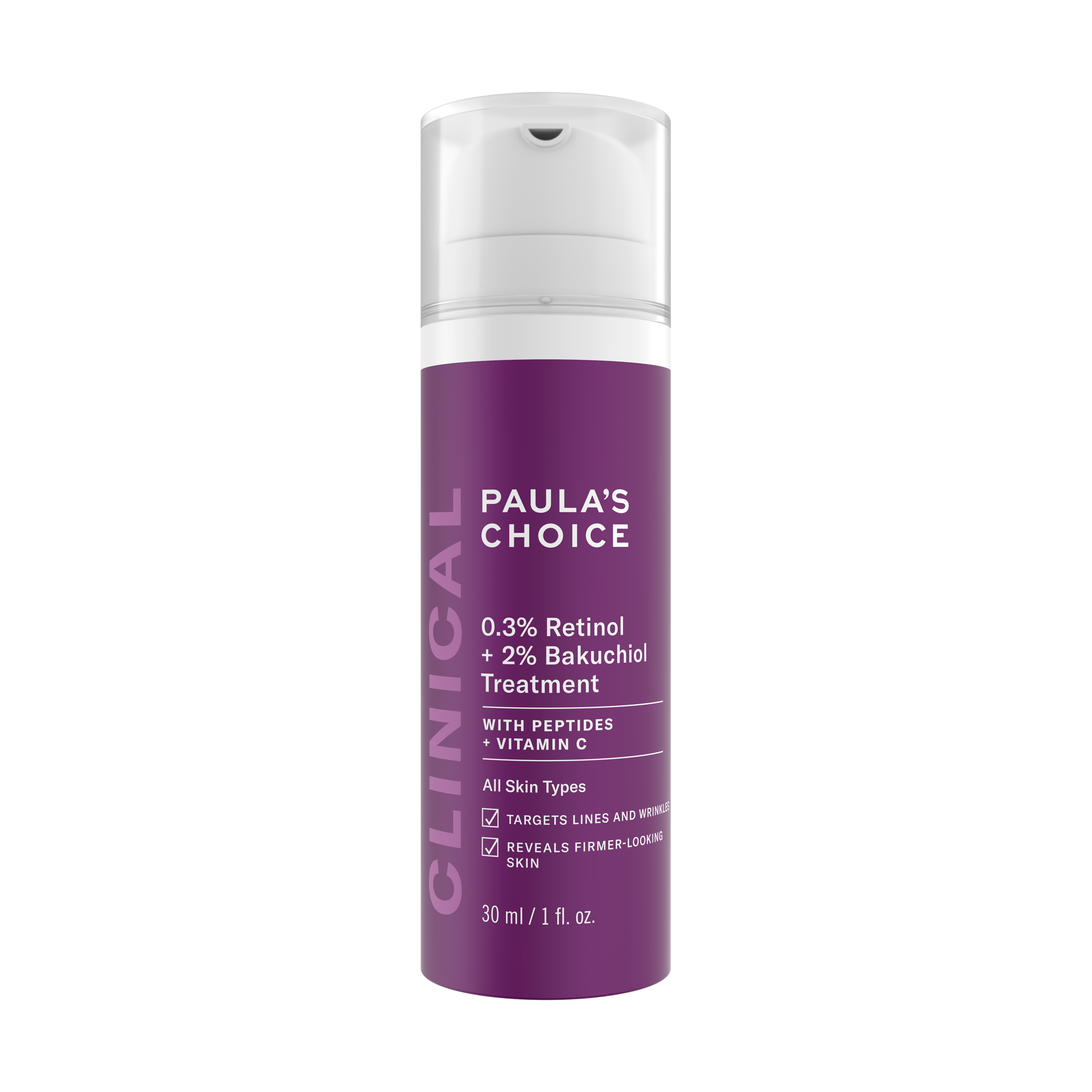 Paulas Choice Clinical 0.3% Retinol + 2% Bakuchiol treatment