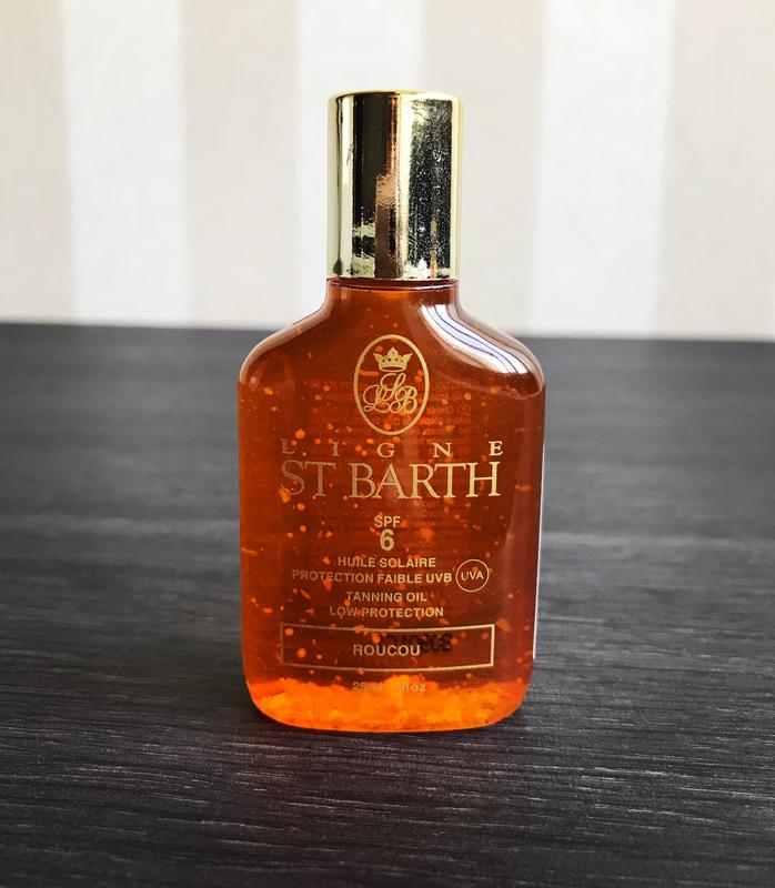 ST BARTH Масло помадного дерева tanning oil low protection spf 6 25ml