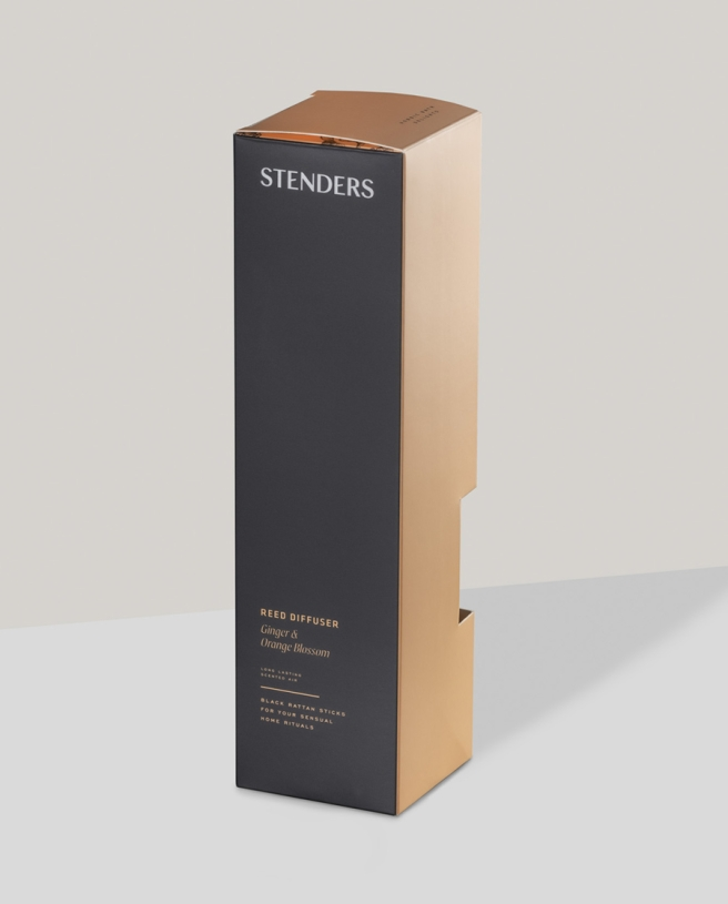 Stenders Reed Diffuser Ginger&Orange Blossom Аромадиффузор с палочками Имбирь и Цветы Апельсина 100мл