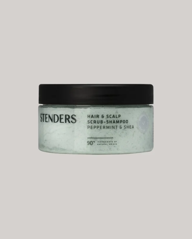 Stenders Hair&Scalp Scrub-Shampoo Peppermint & Shea Шампунь-Скраб для волос Мята и Масло Ши 300г
