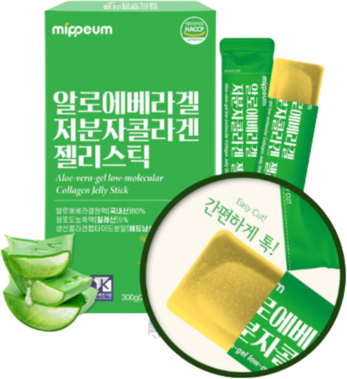 Mippeum коллаген-желе Aloe-Vera-Gel Molecular Collagen Jelly Stick