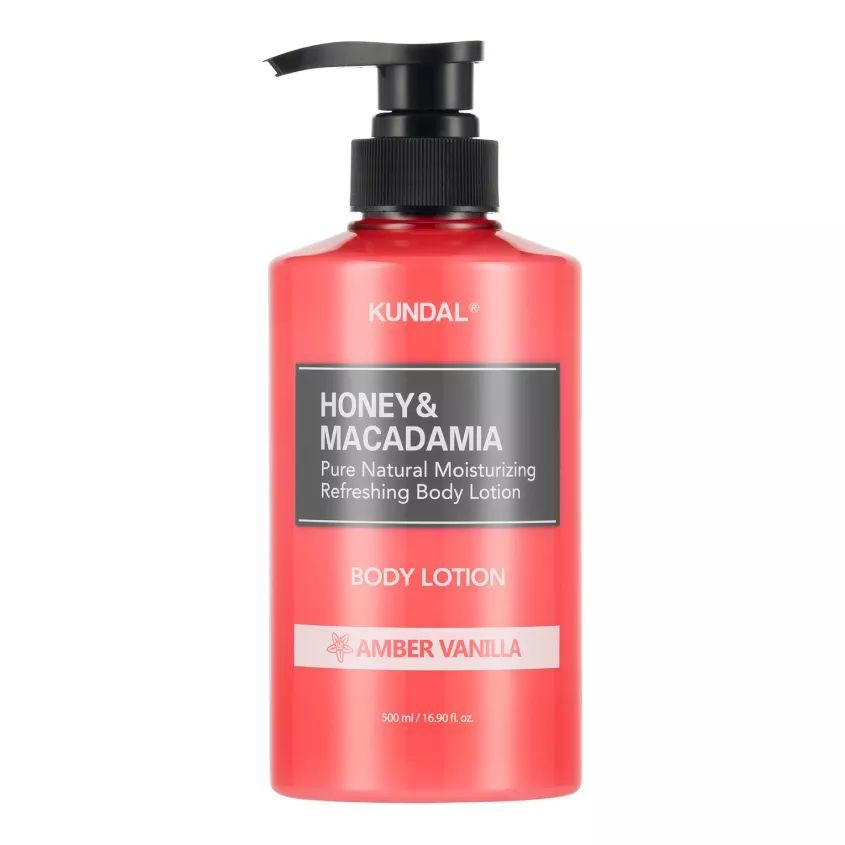 Kundal Honey&Macadamia Body lotion, Amber Vanilla 500ml
