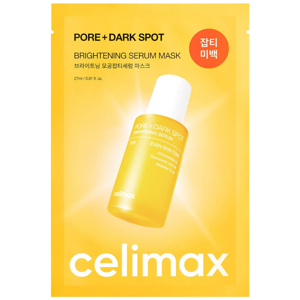 Celimax Маска тканевая Pore+dark spot brightening serum mask