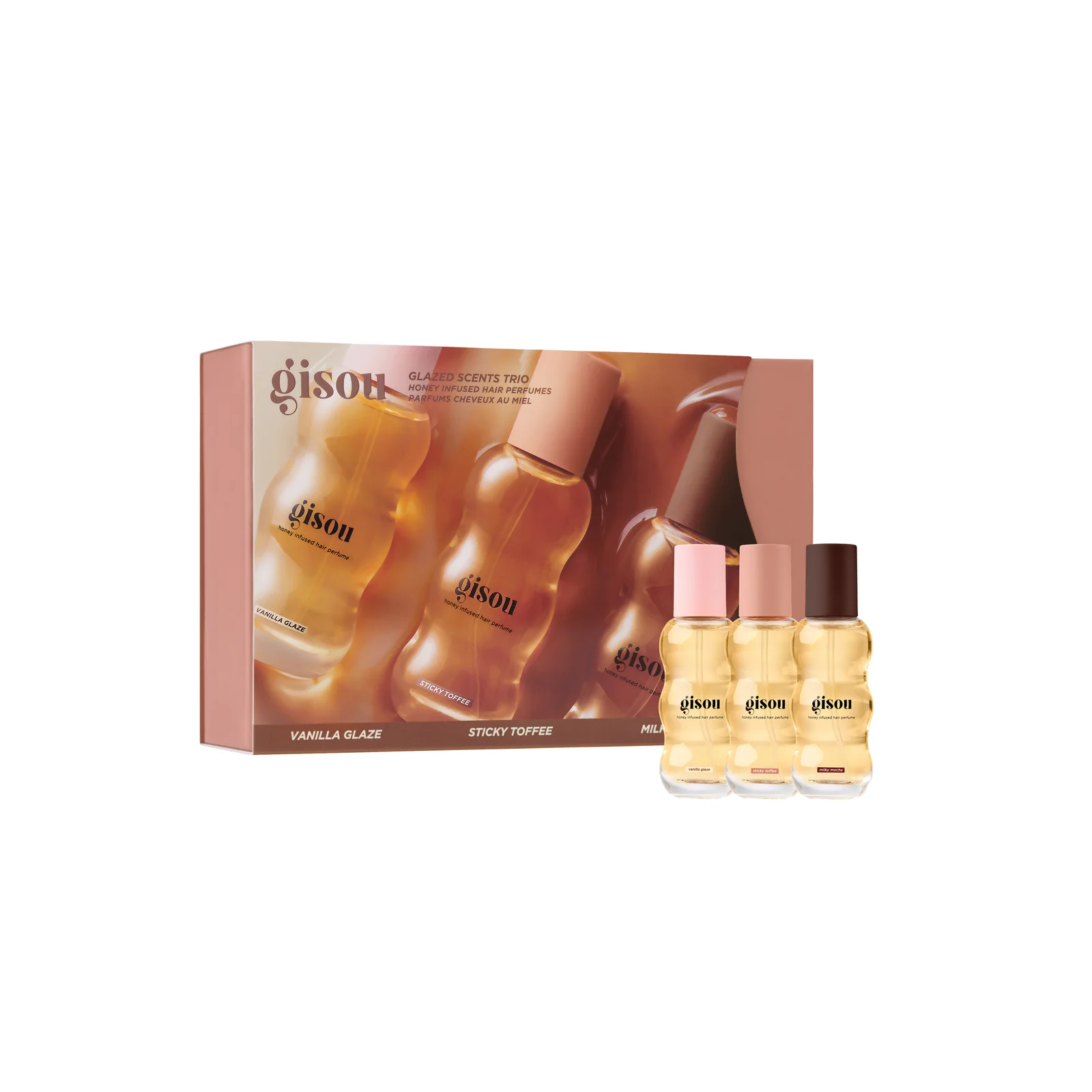 gisou Glazed Scents Trio Honey parfums
