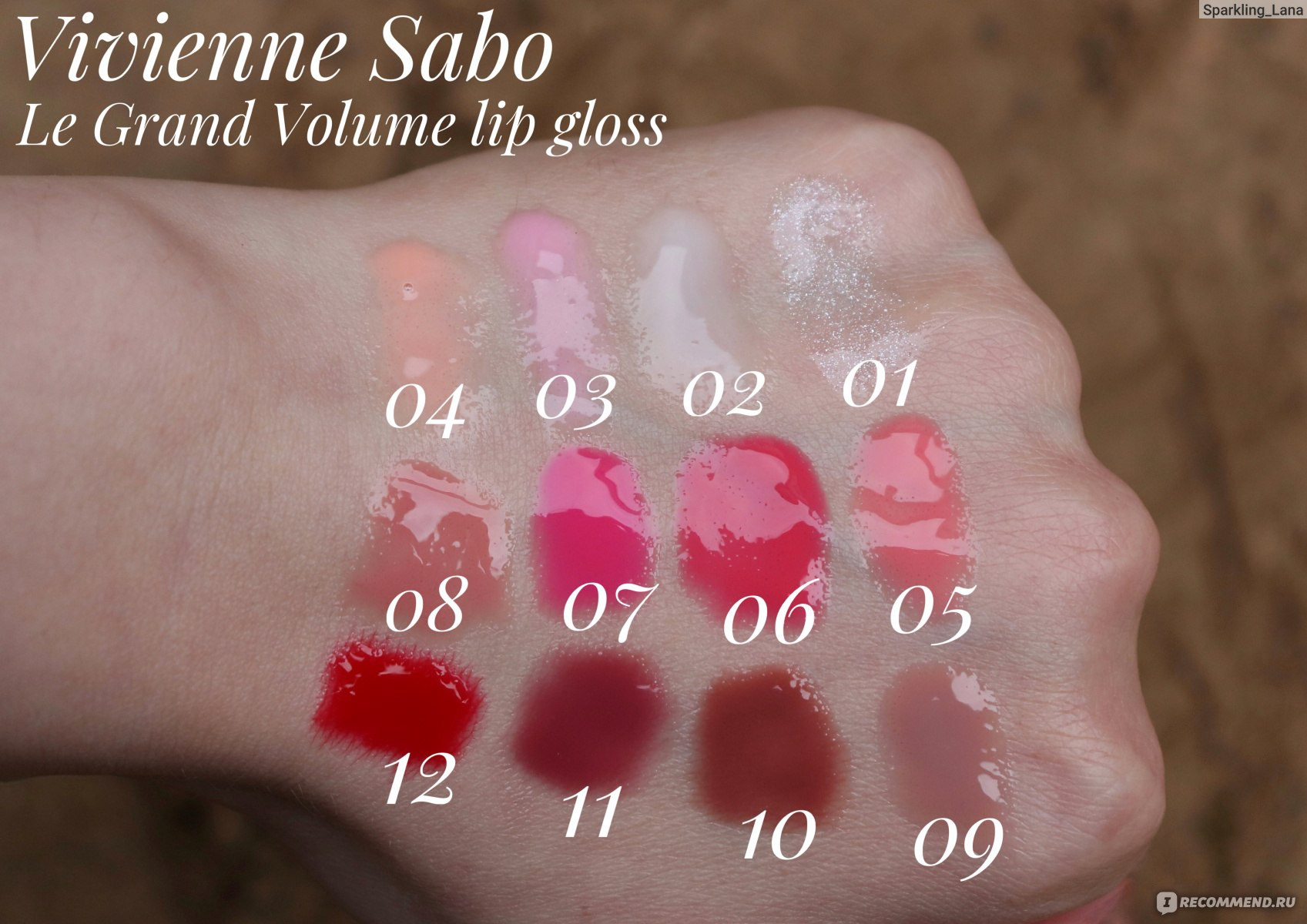 Viviene Sabo Блеск для губ Le Grand сливовый 11-5511