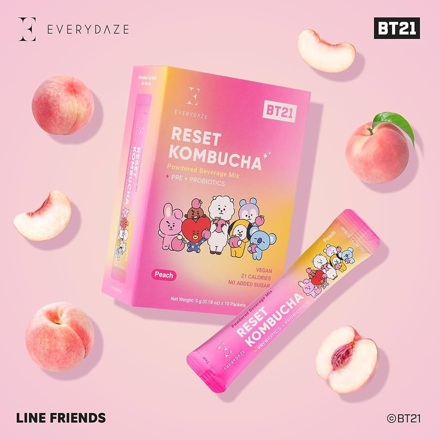 Everydaze Reset kombucha Peach 1 ШТ