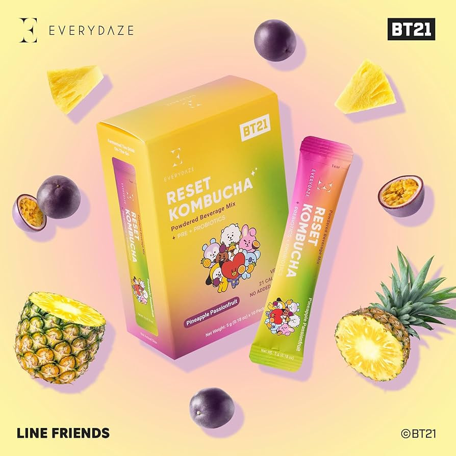 Everydaze Reset kombucha Pineapple Passionfruit 1 ШТ