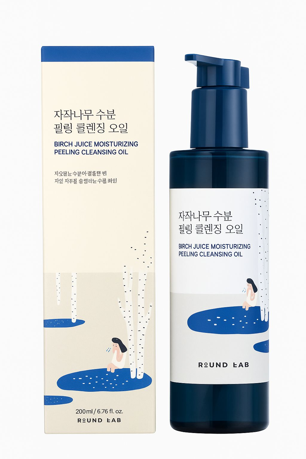 Round LAB Birch Juice Moisturizing Peeling cleansing oil