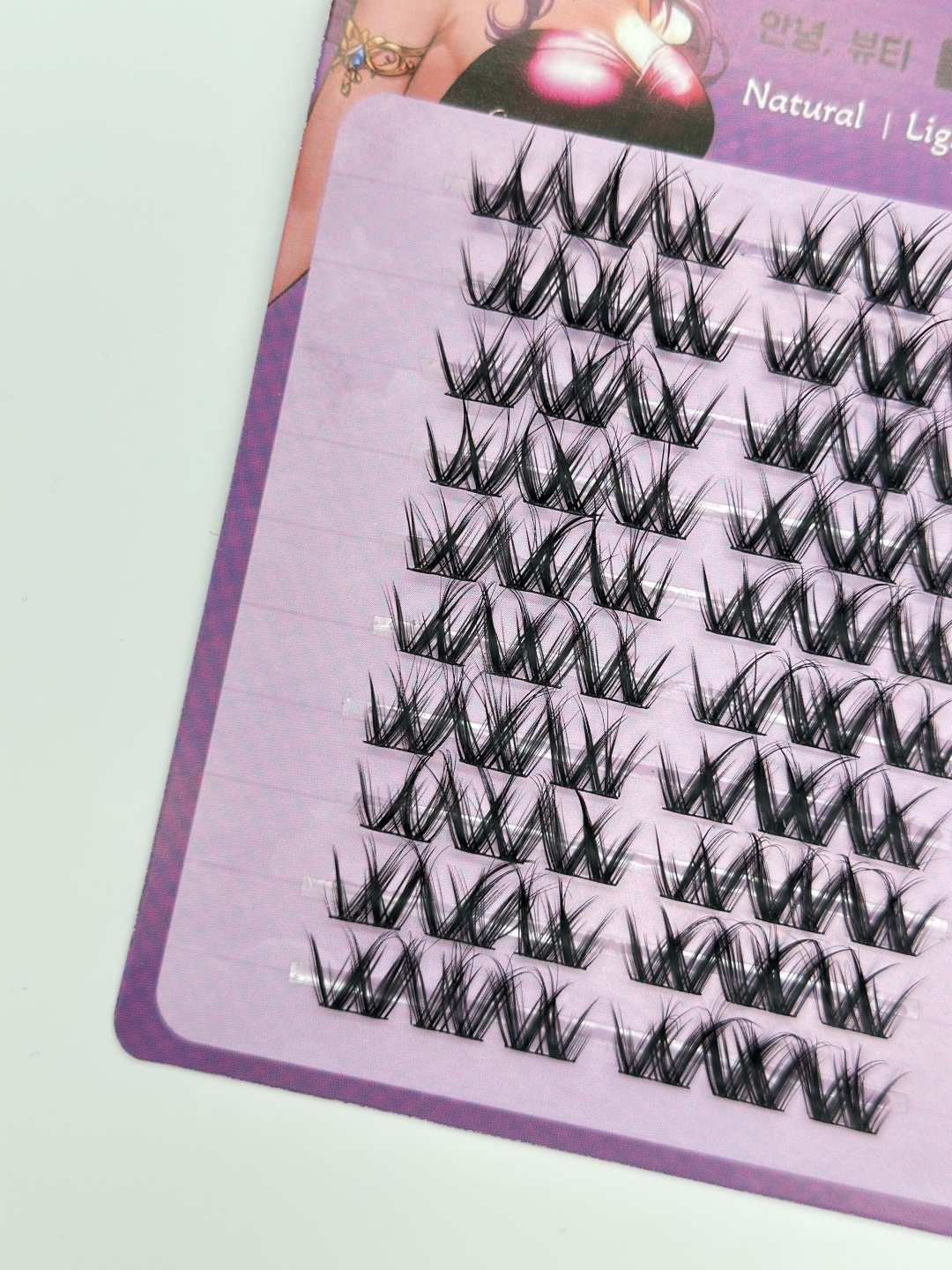 Hey Beauty набор ресниц Magic View фиолетовые