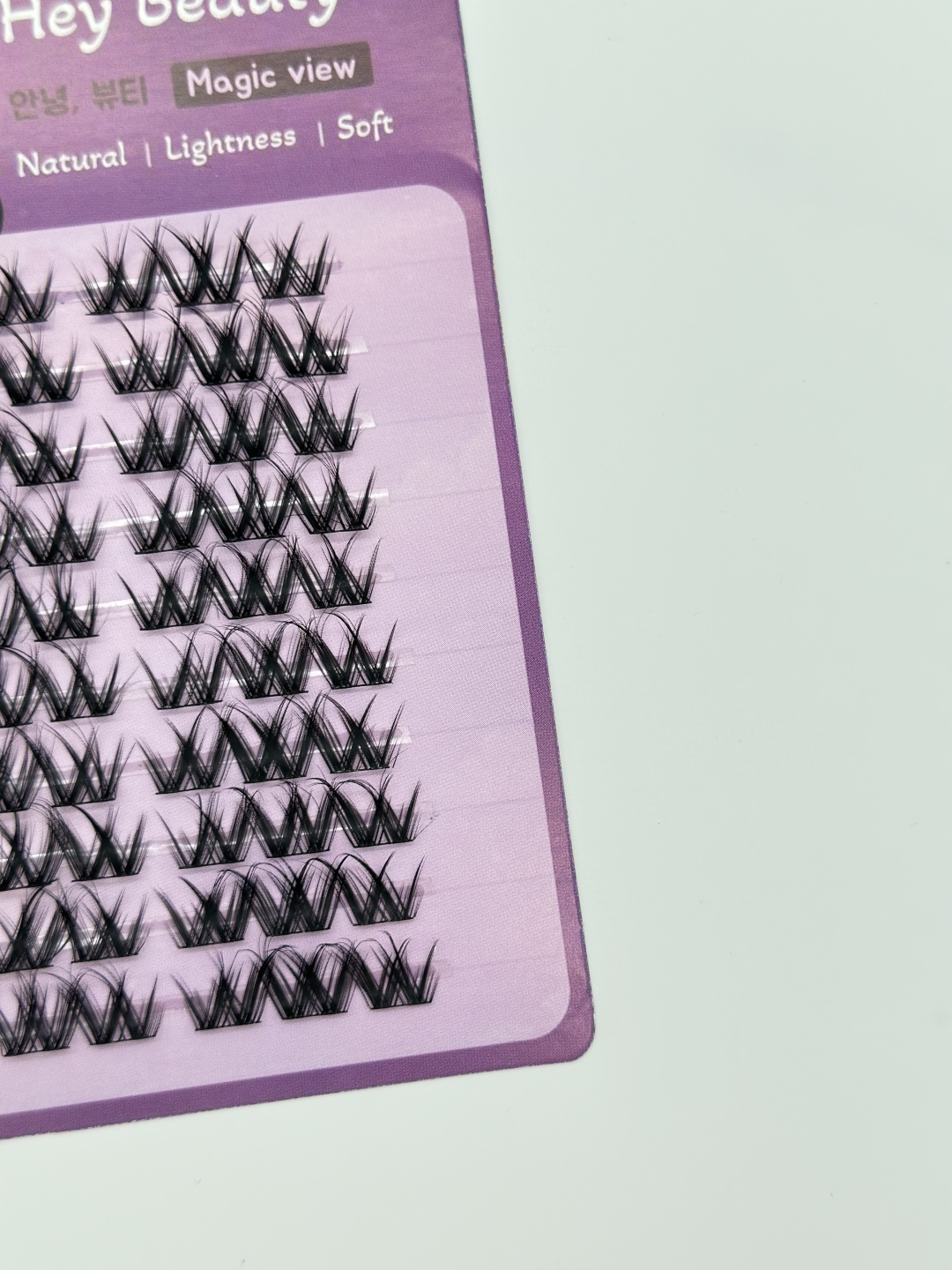 Hey Beauty набор ресниц Magic View фиолетовые