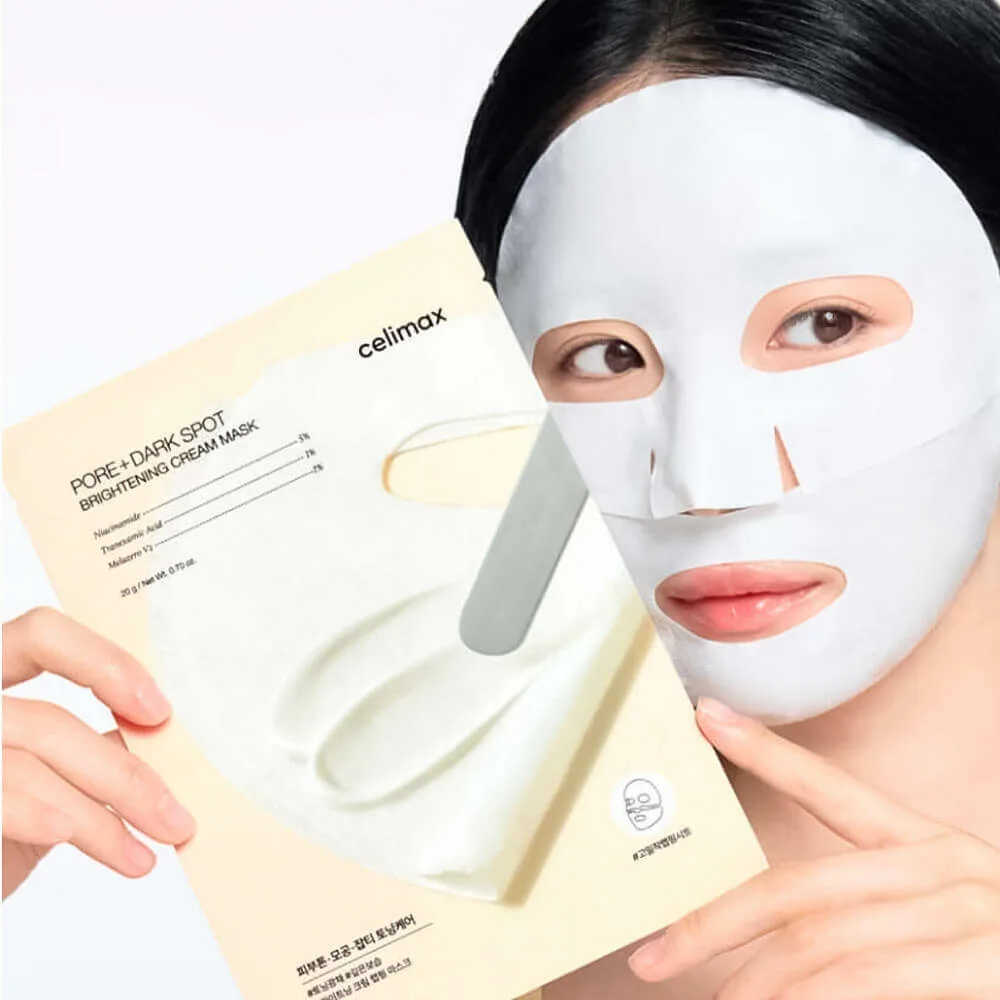 Celimax Pore+dark spot brightening cream mask