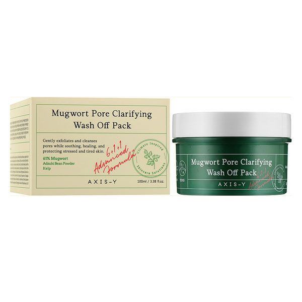 AXIS-Y Mugwort Pore Clarifying Wash off pack 100 ml