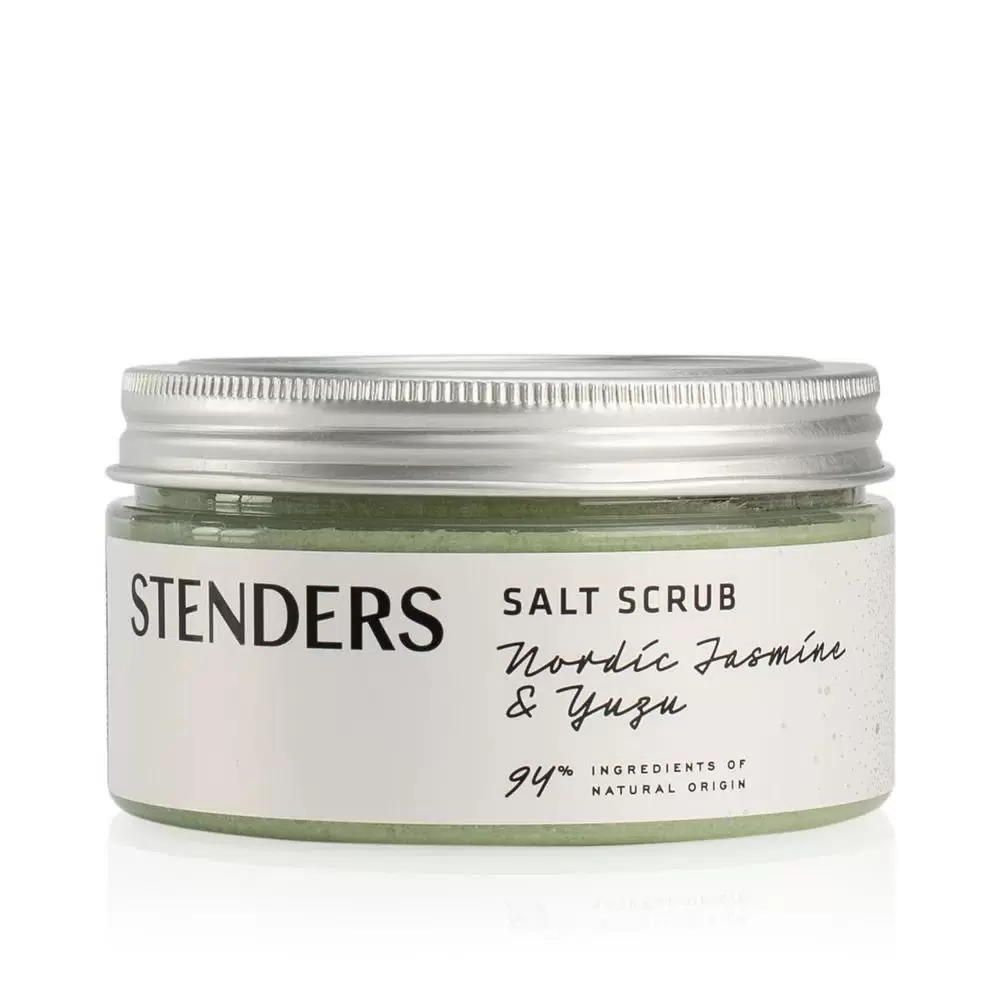 Stenders Salt Scrub Nordic Jasmine and Yuzu 330g Солевой скраб для тела Жасмин и Юзу 330г