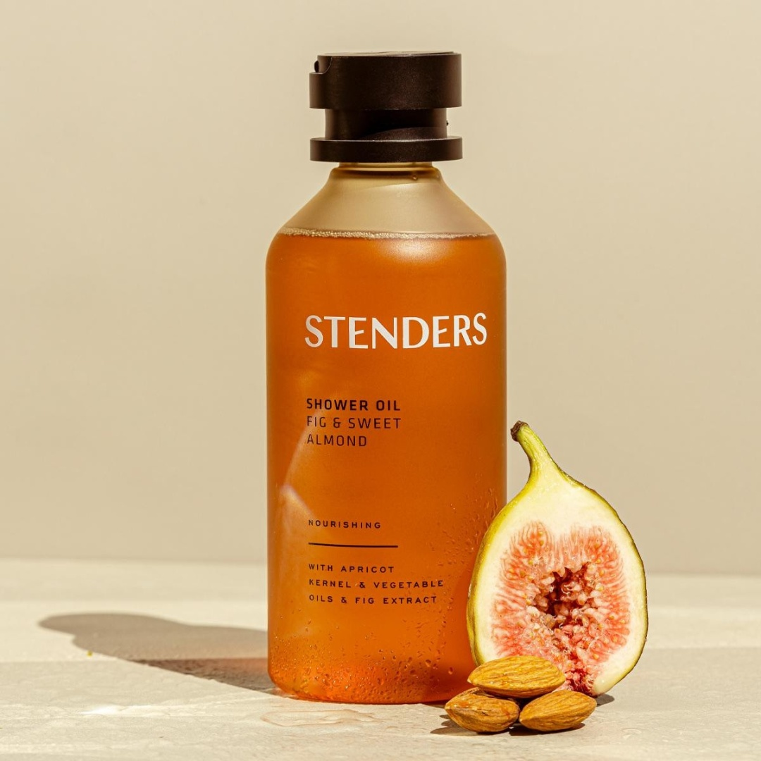 Stenders Shower Oil Fig and Sweet Almond 245ml Масло для Душа Инжир и Сладкий Миндаль 245 мл