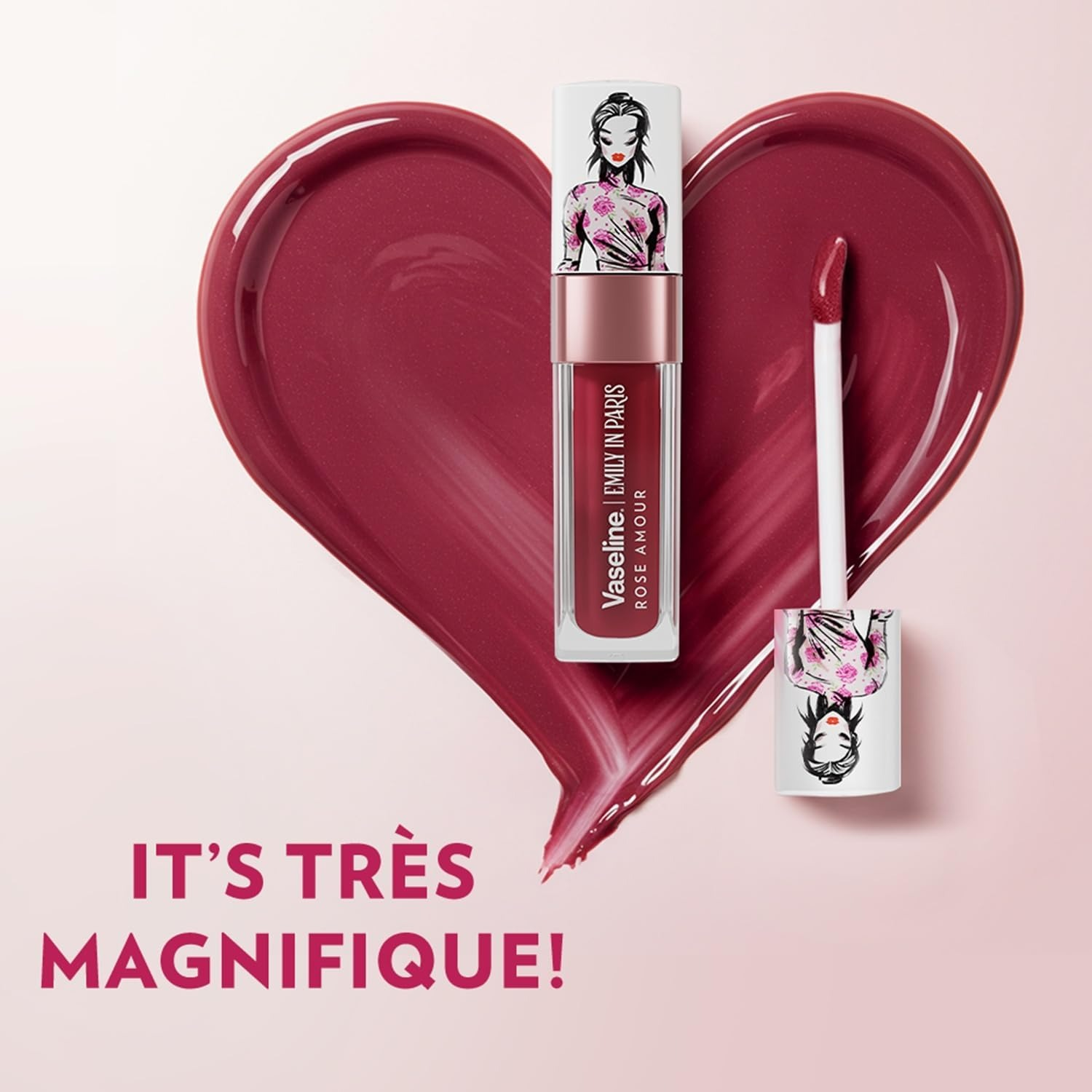 VASELINE intese gloss rose amour tinted lip oil 4 g