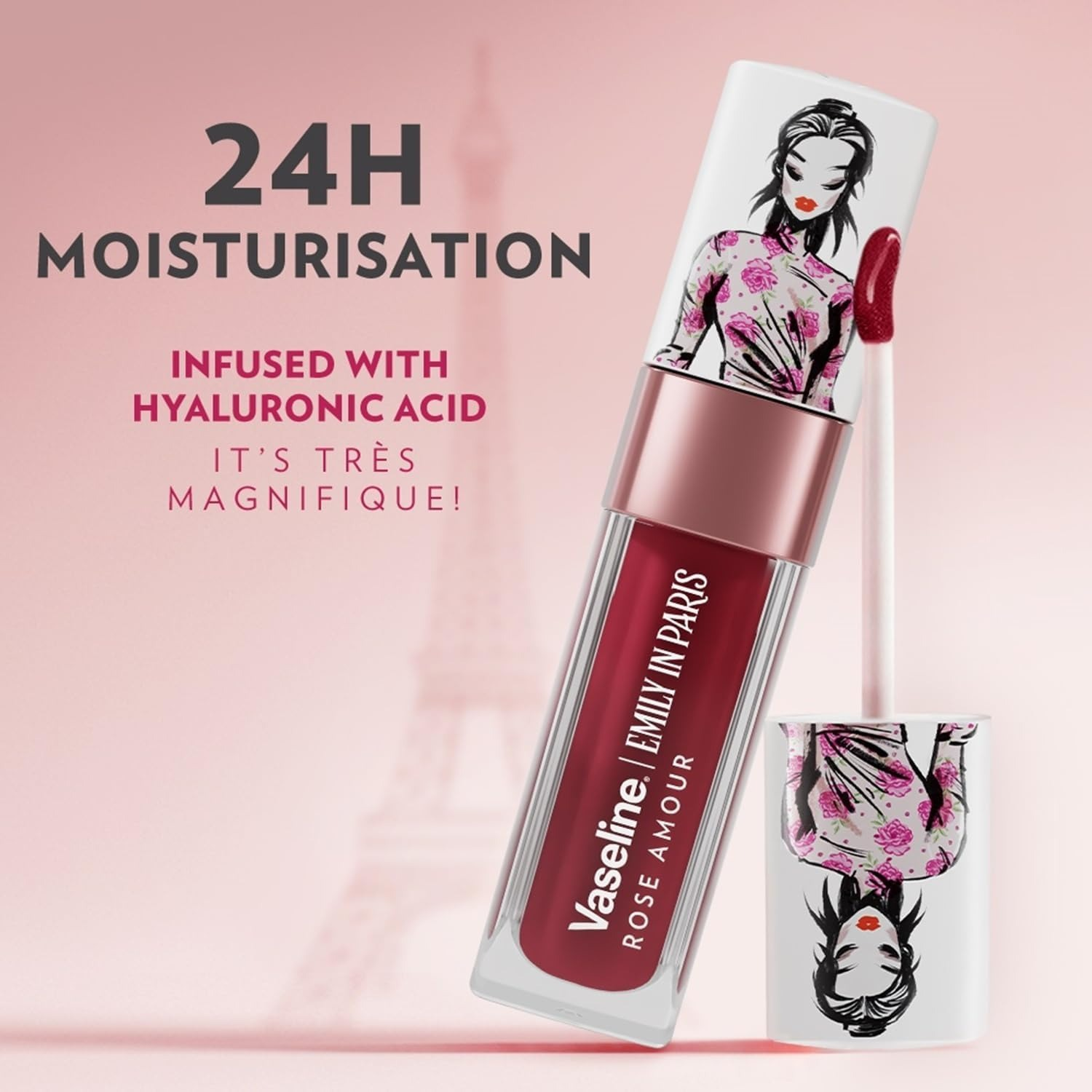 VASELINE intese gloss rose amour tinted lip oil 4 g