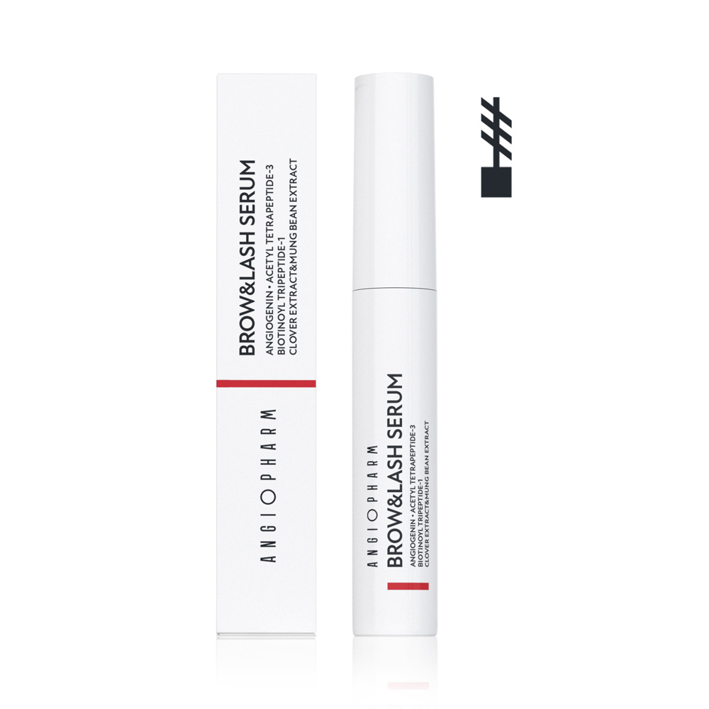 Angiopharm Сыворотка для роста бровей и ресниц с щеточкой 6мл