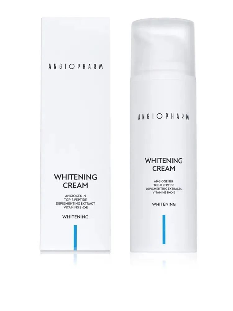 Angiopharm осветляющий крем для лица 50 мл