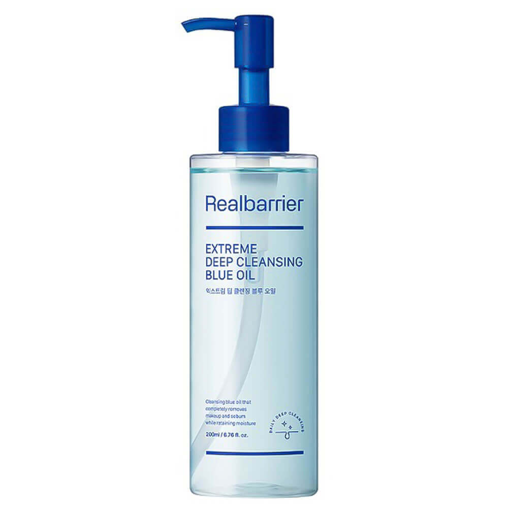 Real Barrier extreme deep cleansing blue oil 200 ml Мало гидрофильное