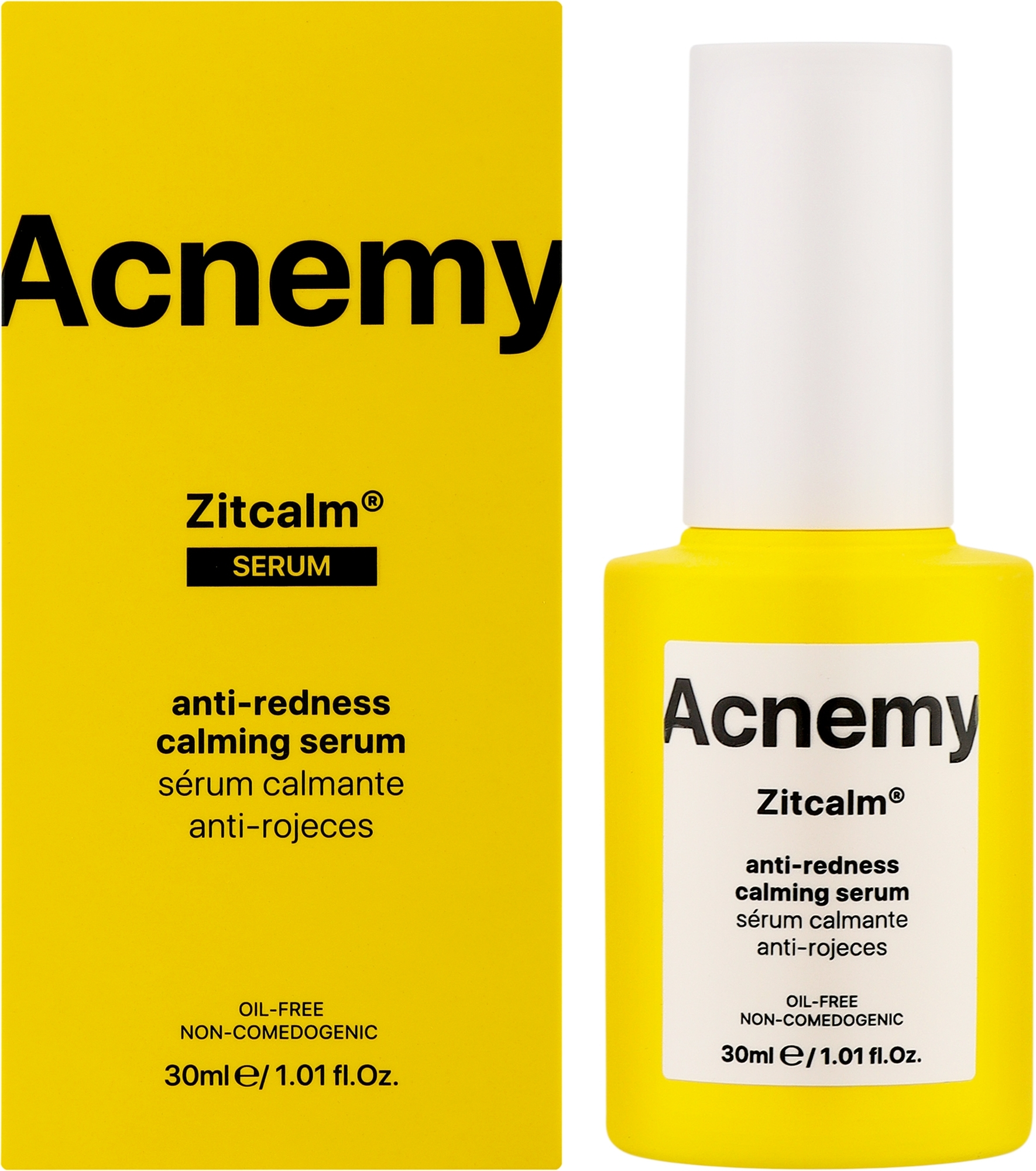 Acnemy Zitcalm Anti-redness calming serum, сыворотка с эсктрактом нони и бетаглюканом 30ml