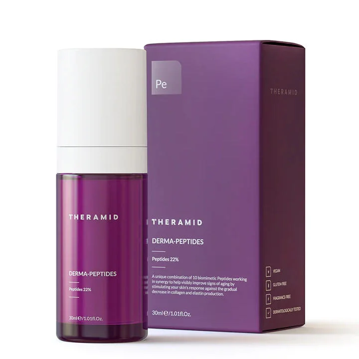 THERAMID Derma-peptides 30ml, сыворотка с комплексом пептидов для восстановления и укрепления кожи