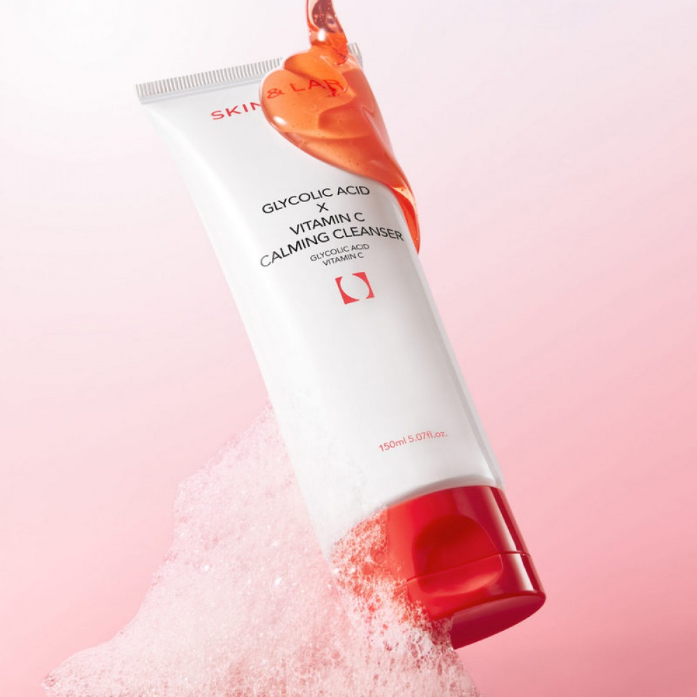 SKIN&LAB Glycolic Acid x Vitamin C Calming Cleanser  150ml