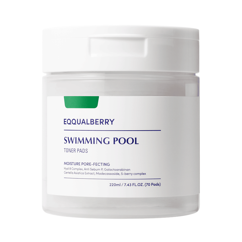 EQQUAL BERRY swimming pool toner pads