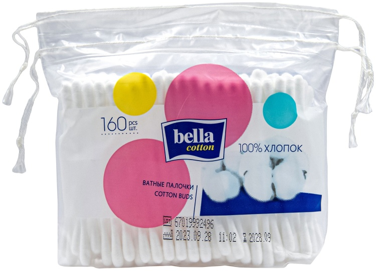 BELLA ватные палочки 160шт