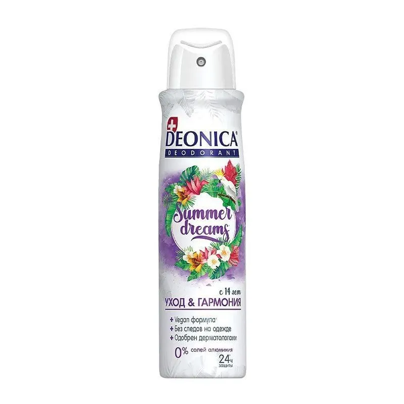 Deonica Дезодорант Summer Dreams Vegan Formula 150ml